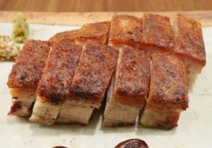 広東風豚バラ肉の焼き物