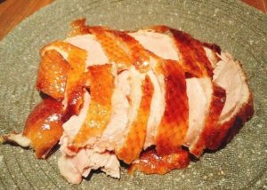 家鶏の瑰露酒風味のロースト