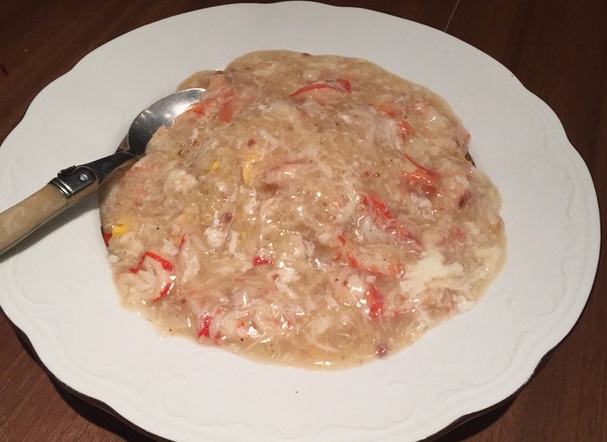 ずわい蟹のあんかけ炒飯
