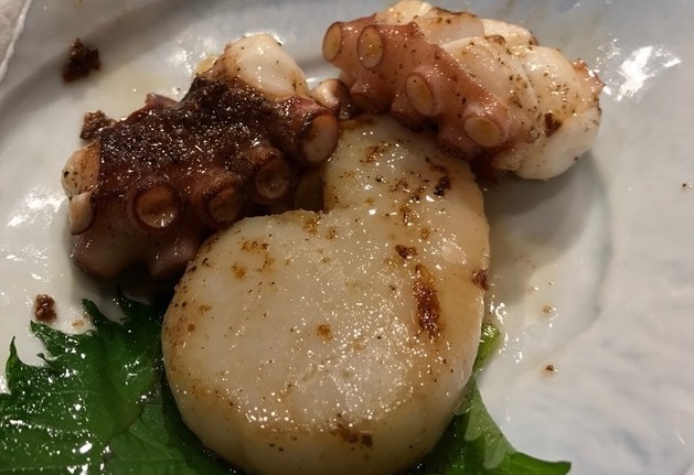 焼いた海鮮