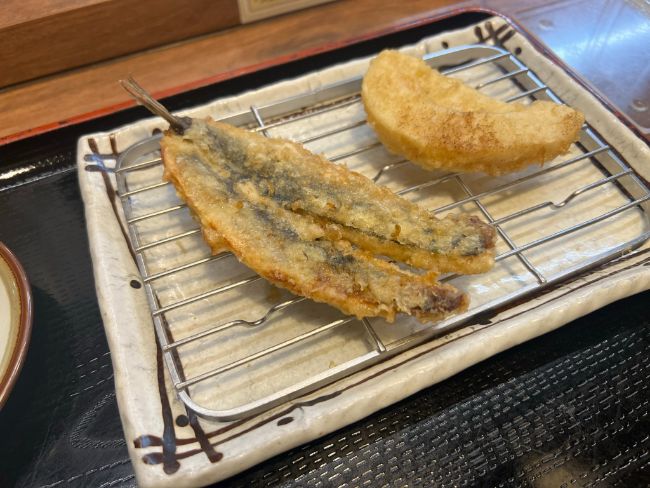 鰯・筍の天ぷら